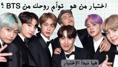 اختبار من هو توأم روحك من BTS ؟