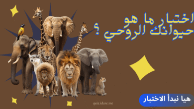 اختبار ما هو حيوانك الروحي ؟